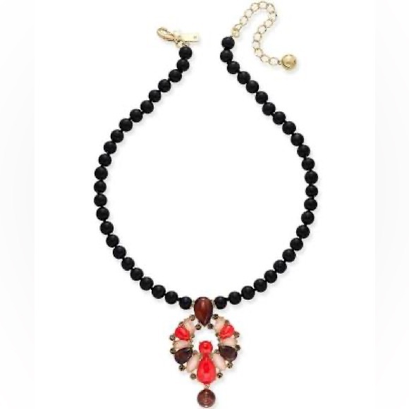 NEW KATE SPADE BURST INTO BLOOMS BEADED PENDANT NECKLACE